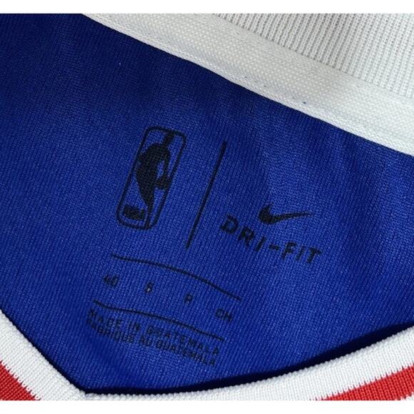 Nike Swingman Joel Embiid #21 Basketball Jersey Philadelphia 76ers NBA Sz S EUC - Picture 7 of 10